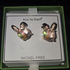 True to Form Gold and Multicolor Earrings